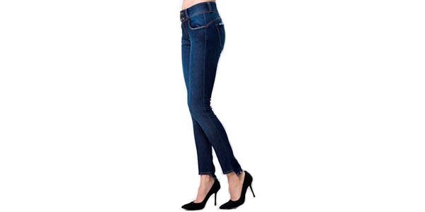 Calça jeans estonada skinny