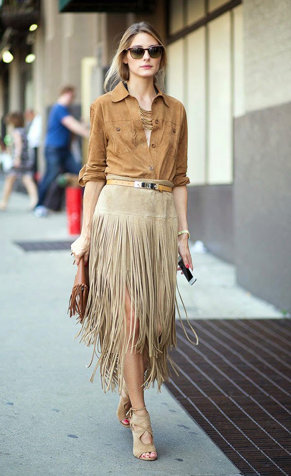 Street style look em tons camelo