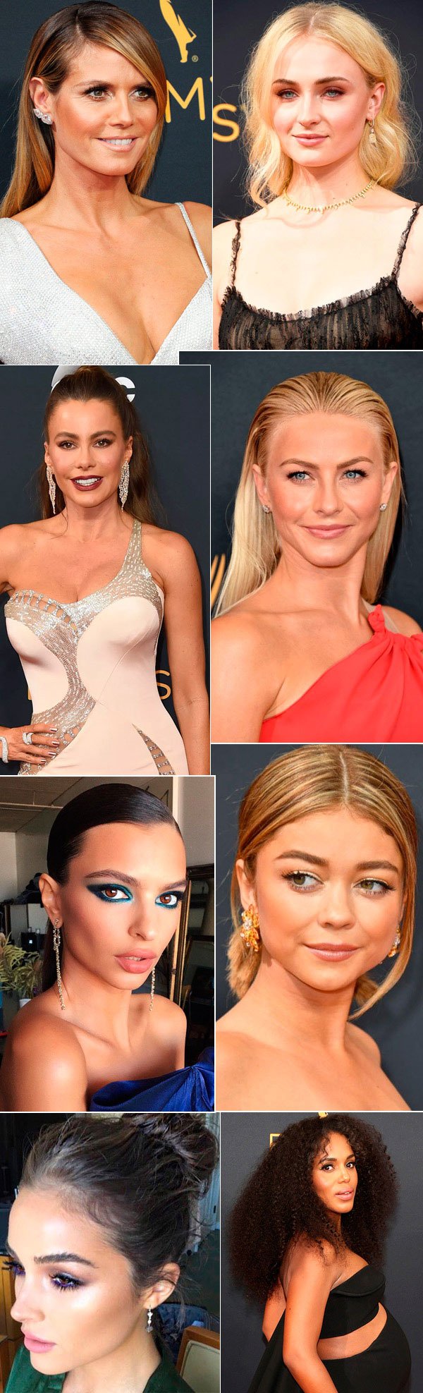 Maquiagens das famosas no Emmys 2016