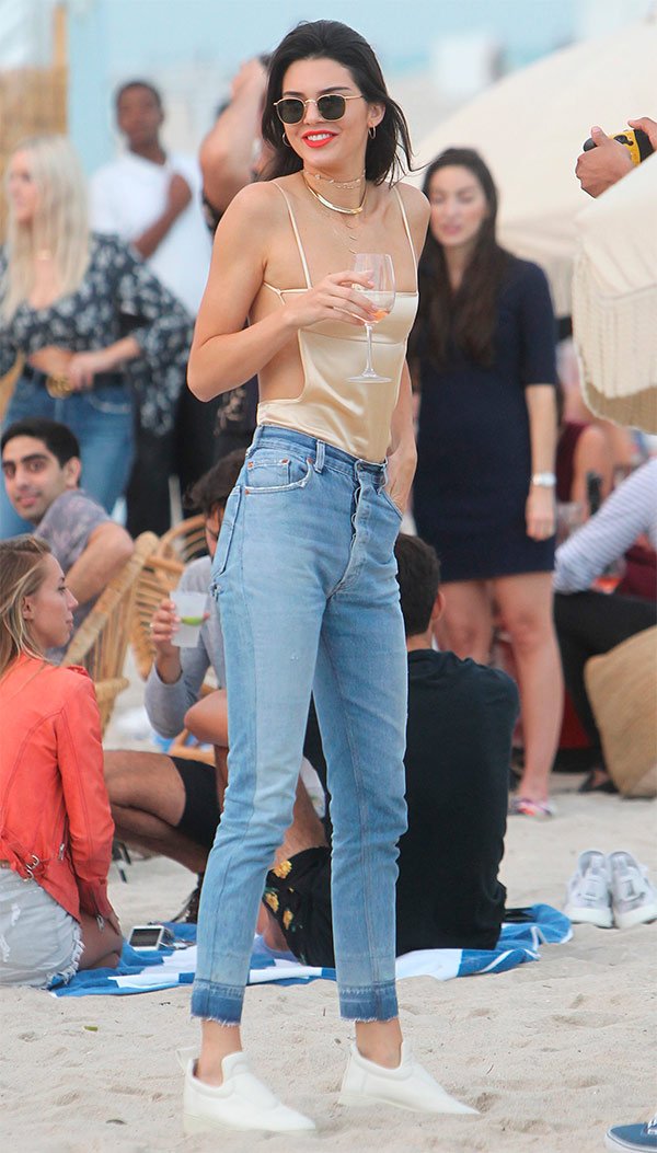 Street style look Kendall Jenner