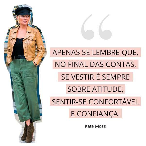 Os melhores conselhos de moda das fashion girls: kate moss