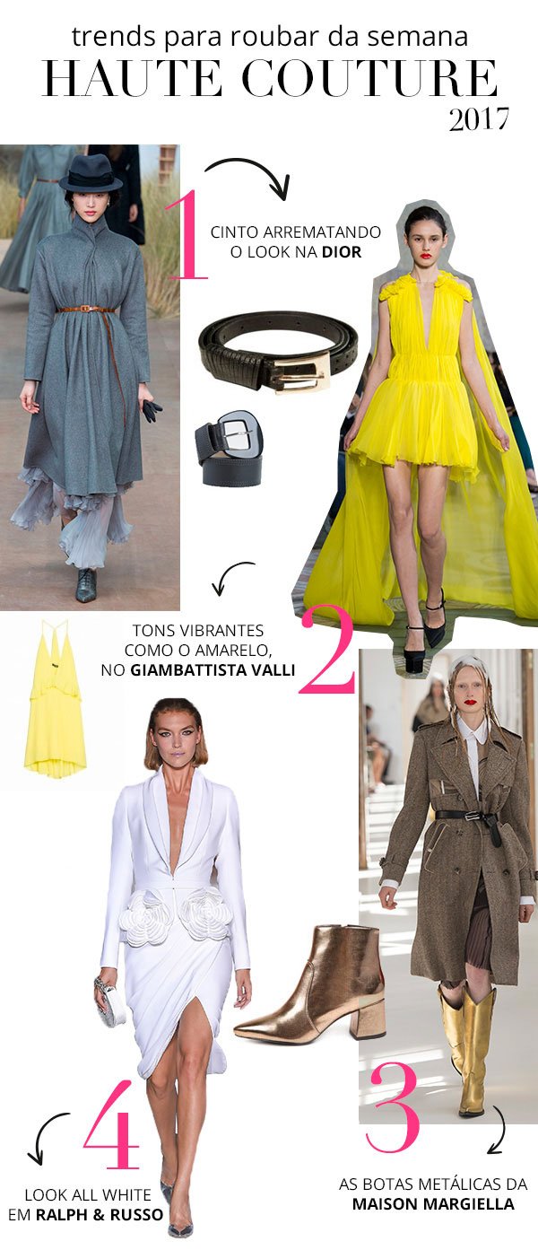 Trends para roubar da semana Haute Couture
