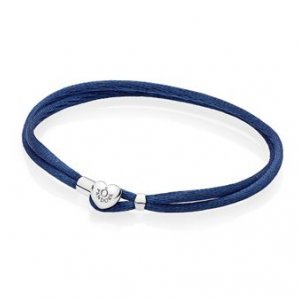 Bracelete Da Amizade Pandora Azul Marinho