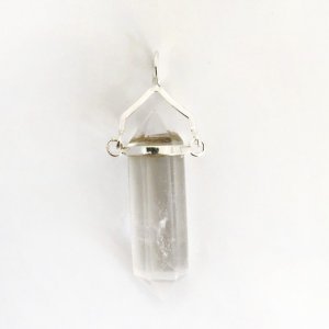 Pingente Cristal Com Balanço Silver Tamanho: U - Cor: Prata