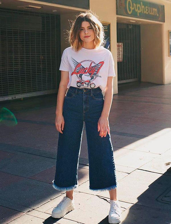 Fashion Girl Essential - Pantacourt Jeans