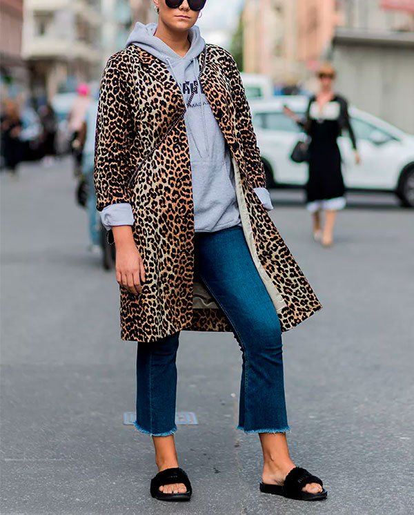 it girl - casaco de oncinha - animal print - inverno - street style