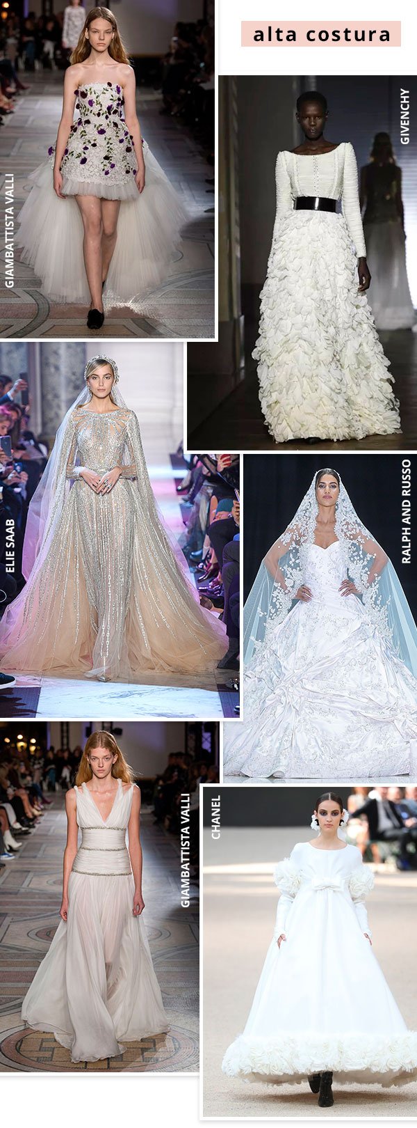 modelos - passarela - vestidos de noiva - verão e inverno - desfile