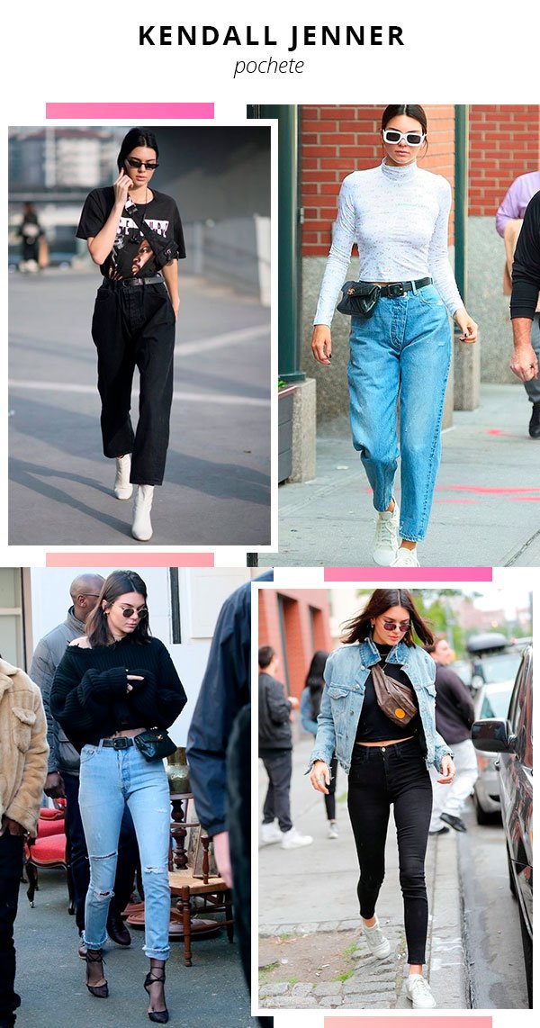Kendall Jenner - street style - pochete - verão e inverno - street style