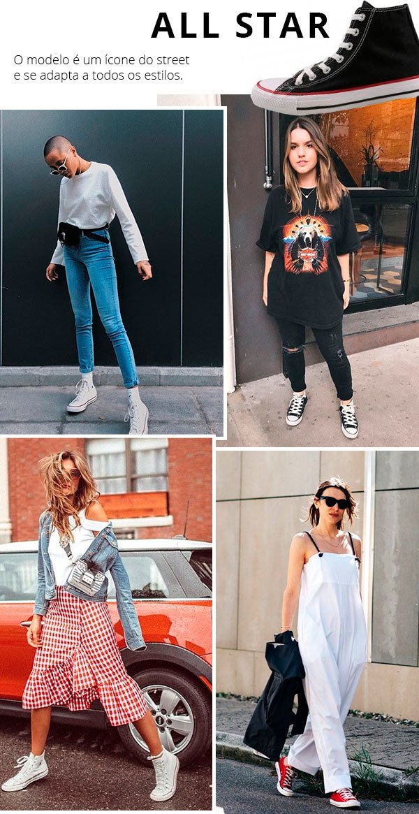 Looks com All Star que provam que é possível ter estilo e conforto ao mesmo  tempo