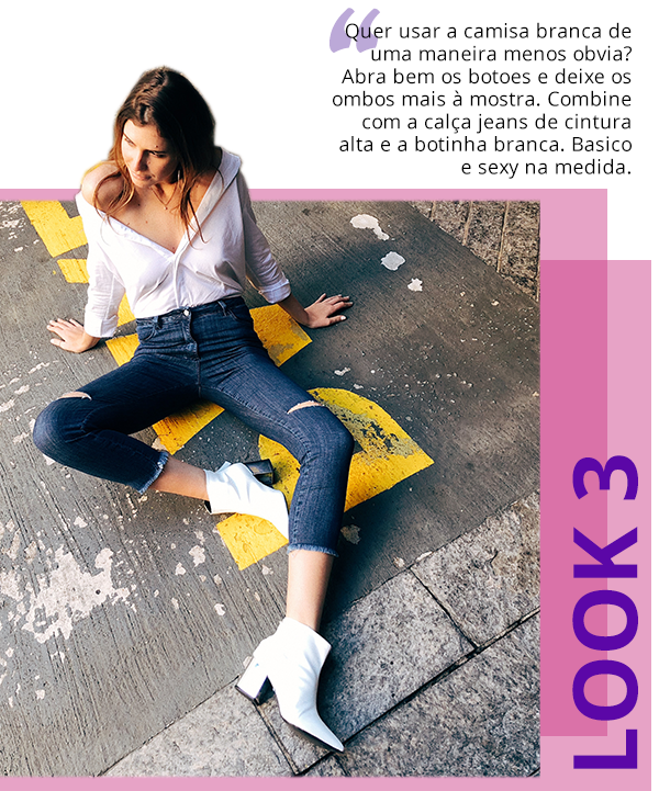 Manuela Bordasch - Basicos, Faux Fur, jeans skinny,  - Amaro - Inveno - Camisa Branca