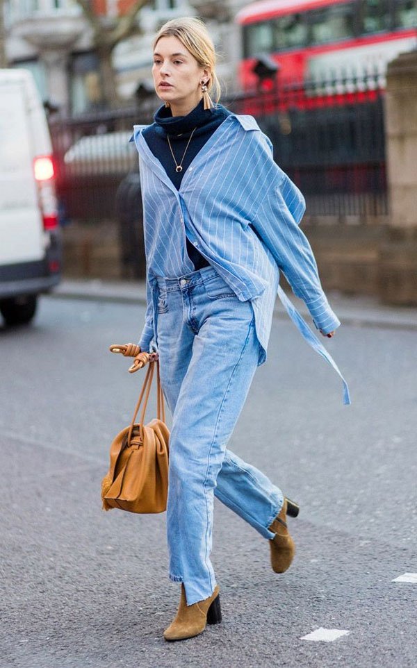 it girl - calca-jeans-camisa-bota-camurca - calça jeans - inverno - street style