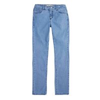 Calça Jeans Feminina Regular Com Cintura Intermediária Em Algodão