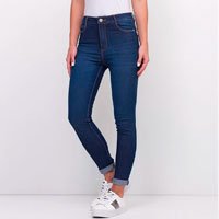 calça jeans feminina cintura alta renner