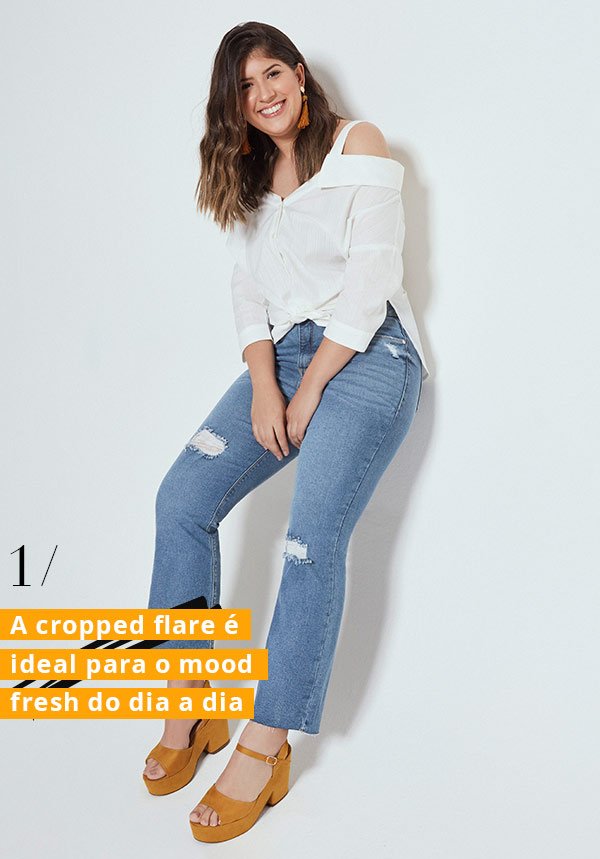 camila andrade - calca - jeans - cea - campanha