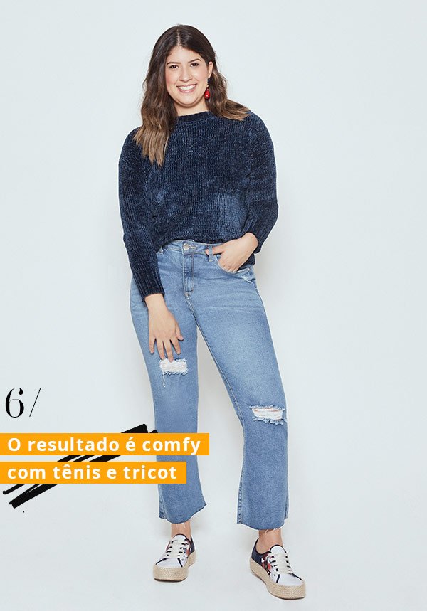 camila andrade - calca - jeans - cea - campanha