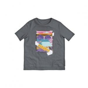 T-Shirt Mullet Em Malha De Algodão Com Estampa