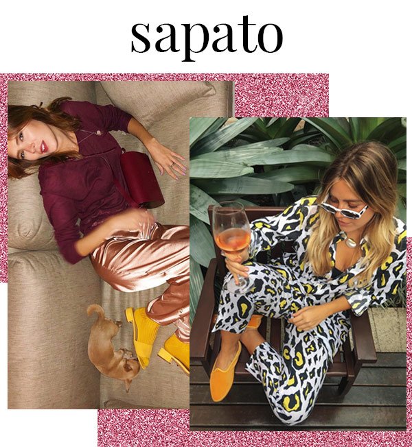 Martha Pinel e Nathalia Medeiros - sapato - amarelo - verão - street style 2019