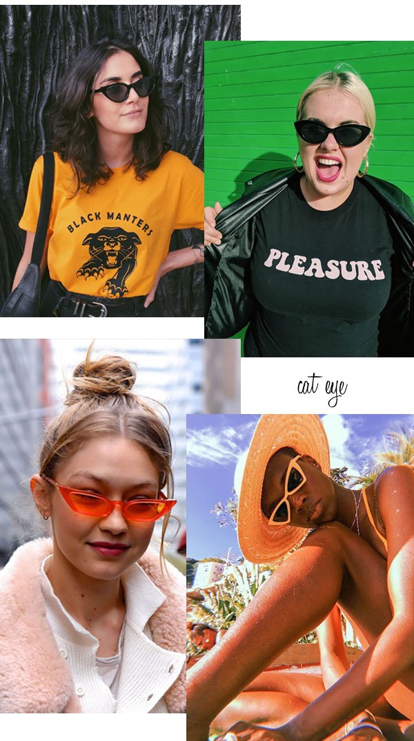 it-girls - óculos de sol - cat eye - verão - street style 2019
