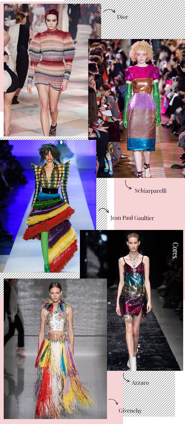 modelos - colorido - cores - couture - Paris