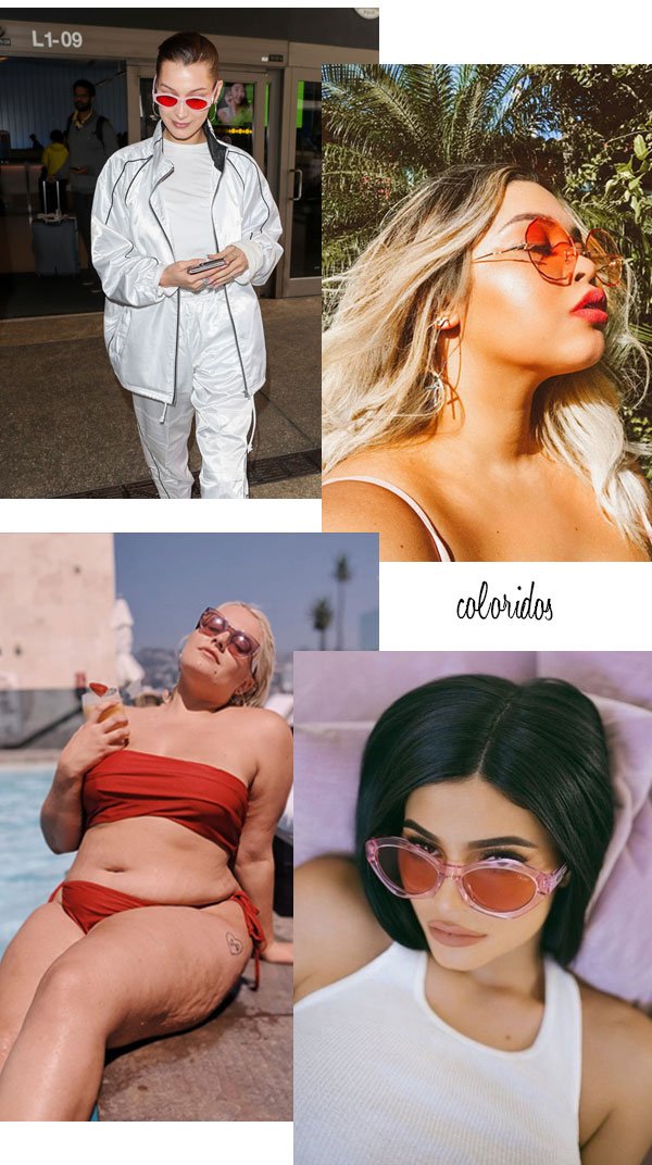 it-girls - óculos de sol - óculos coloridos - verão - street style 2019