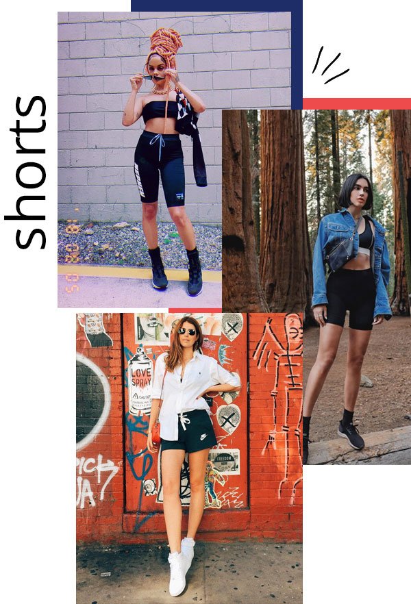 Magá Moura, Brittany Xavier, Manuela Bordasch - shorts - sportswear - verão - street-style