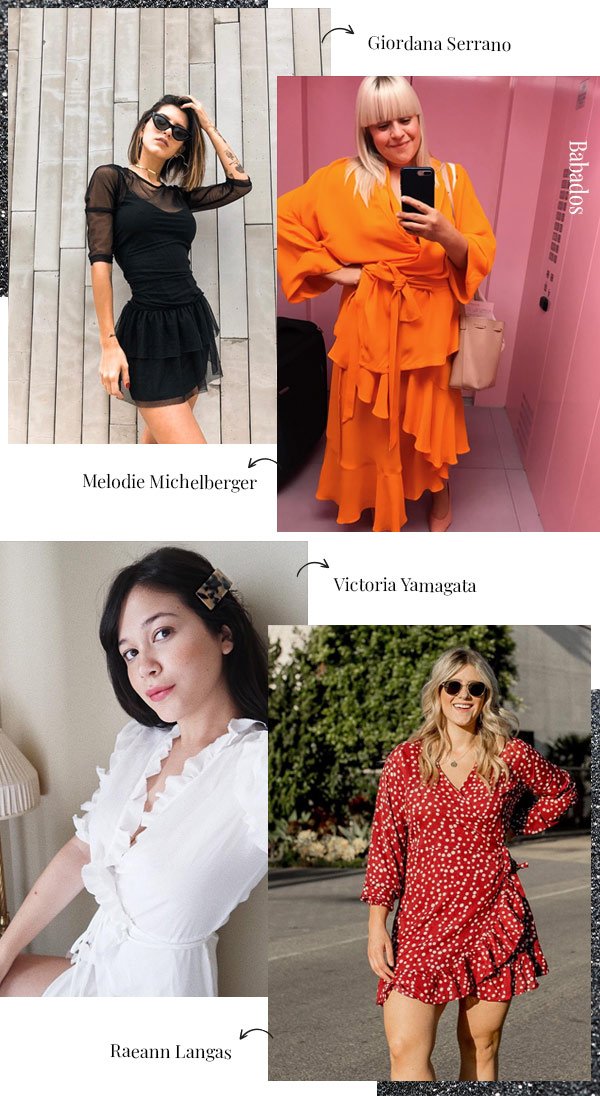 Melodie Michelberger, Victoria Yamagata - babados - babados - couture - street style 2019