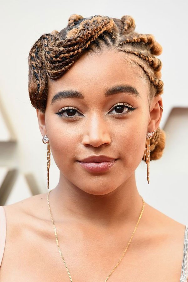 Amandla Stenberg - maquiagem - beleza - makeup - oscar 2019