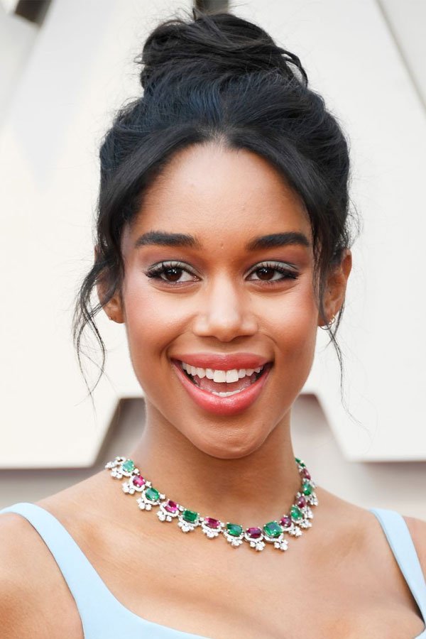 Laura Harrier  - maquiagem - beleza - makeup - oscar 2019