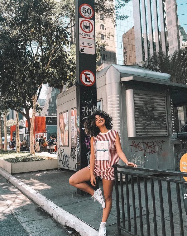 Lore Souza - maxi-regata-all-star - All Star - verão - street style 2019