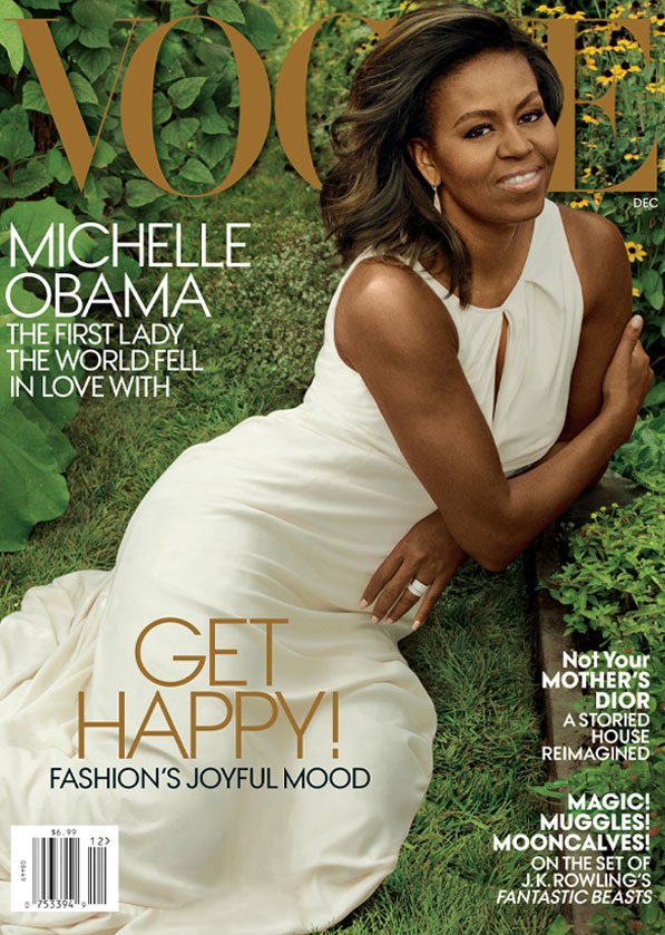 Michelle Obama - cover - capa - meia-estação - vogue