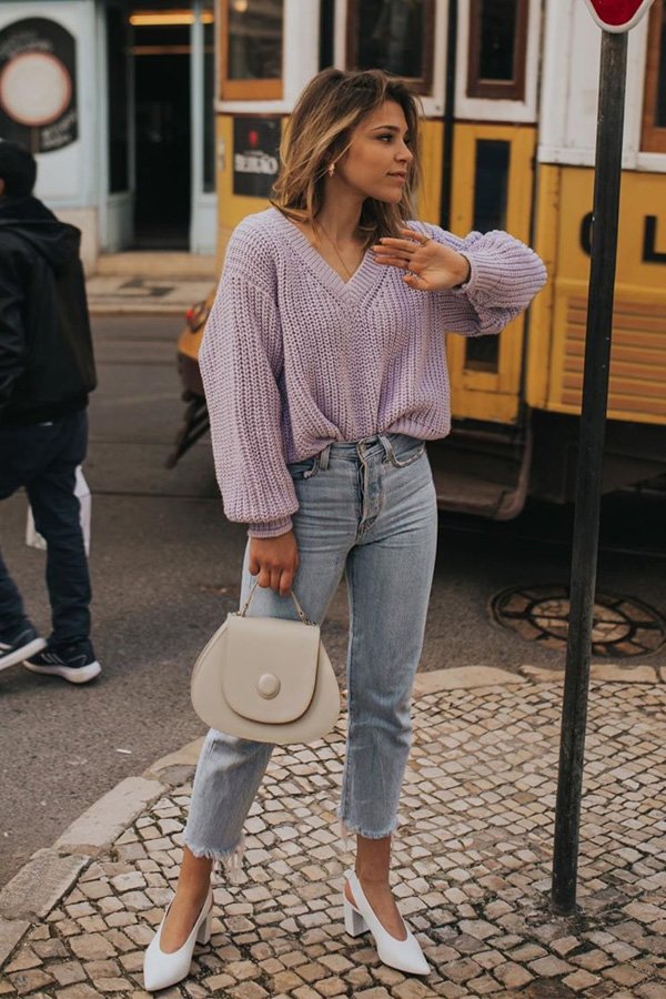Catarina Pereira - tricot e jeans - tricot - outono/INVERNO - street style