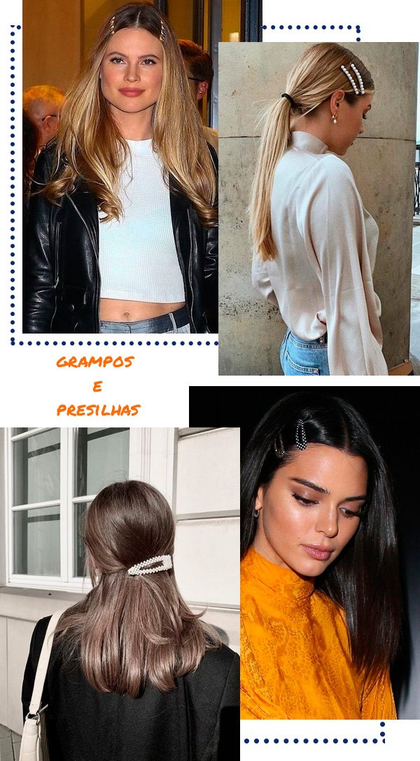 Behati Prinsloo, Kendall Jenner - cabelo - 90s - inverno - street-style