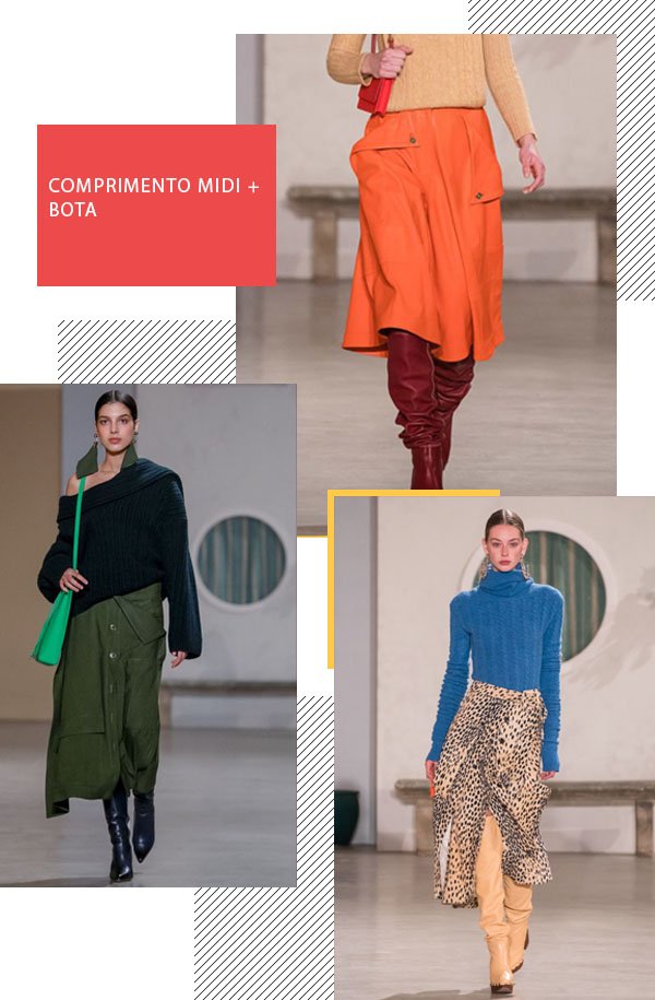 Modelos - Jacquemus - Midi + Bota - Inverno - Runaway