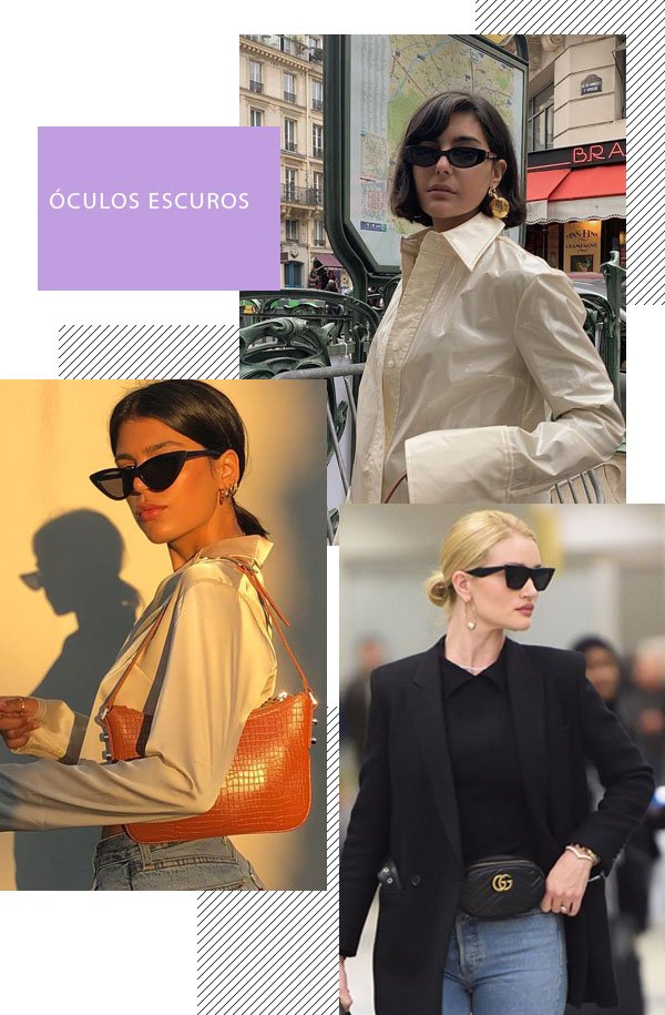 It girls - óculos escuros - óculos escuros - Inverno - Street Style