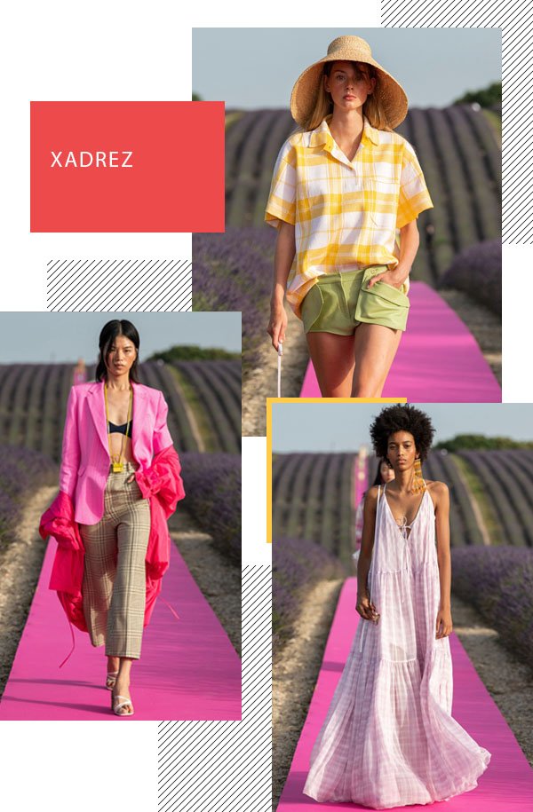 Modelos - Jacquemus - Xadrez - Inverno - Runaway