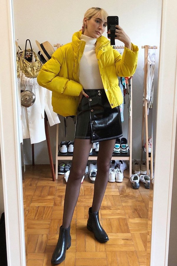 Angelica Bucci - puffer jacket - jaqueta puffer - inverno - street style