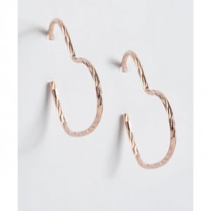 Brinco Feminino Argola Coração Marisa