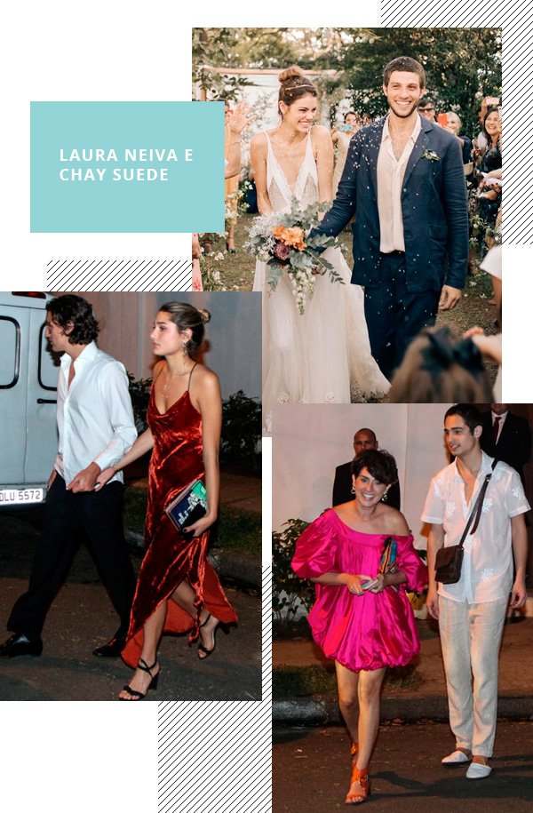 Laura Neiva, Chay Suede, Sasha Meneghel, Fernanda Paes Leme - vestido - casamento - verão - street-style