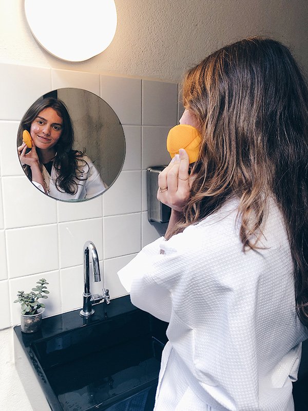 Isabella Aredes - roupão - skincare - inverno - set