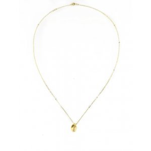 Gold Coquillage Necklace Long - U Dourado