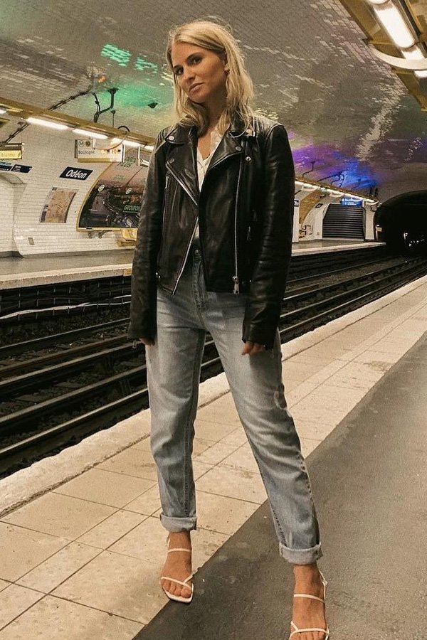 Olivia Anna Catharina T. - calça jeans e sandália - sandália e jeans - verão - street style