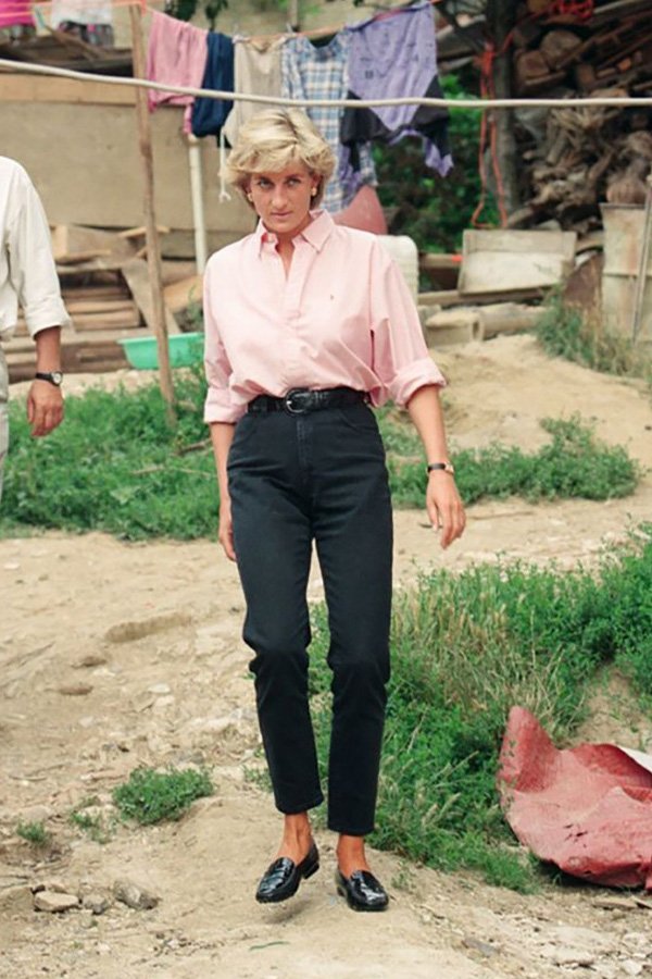 Lady Diana - calça mom jeans preta - calça - inverno - street style