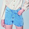 Short Jeans com Cinto Feminino