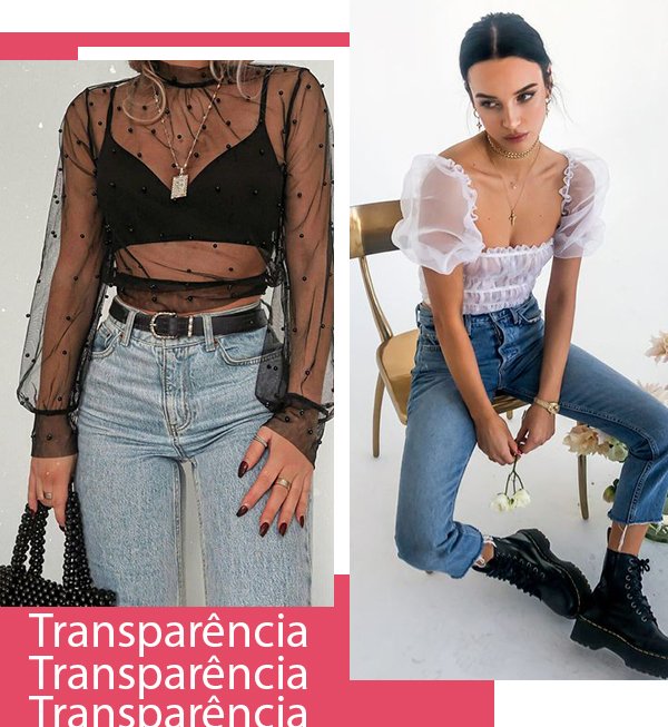 It girls - Blusa - Transparente - Verão - Street Style