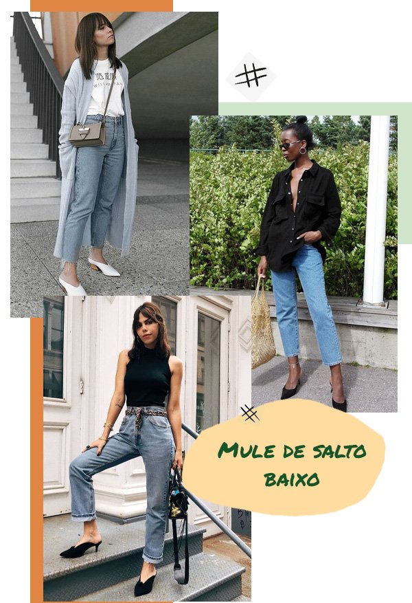Sylvie Mus, Catharina Dieterich - - mule de salto baixo - meia-estação - street style