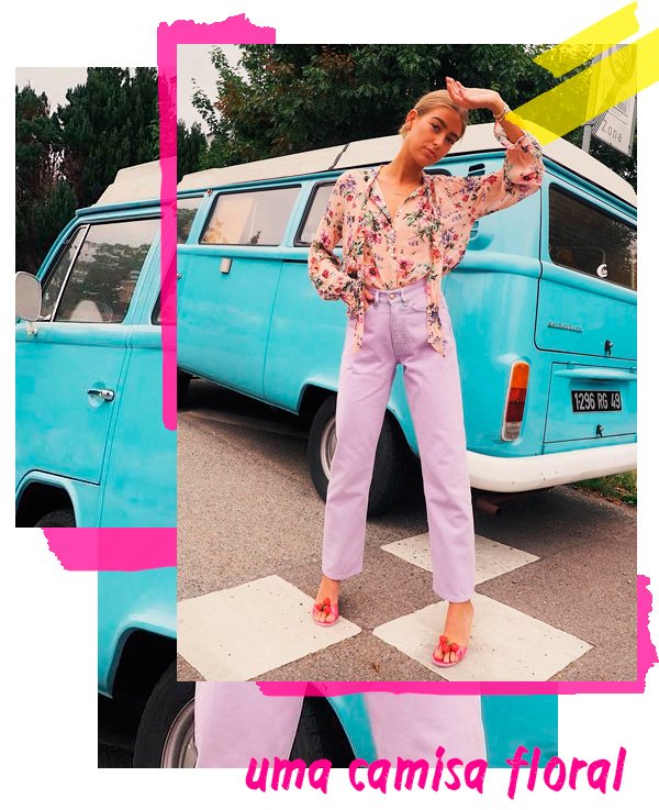 Emili Sindlev - camisa-floral - floral - verão - street-style