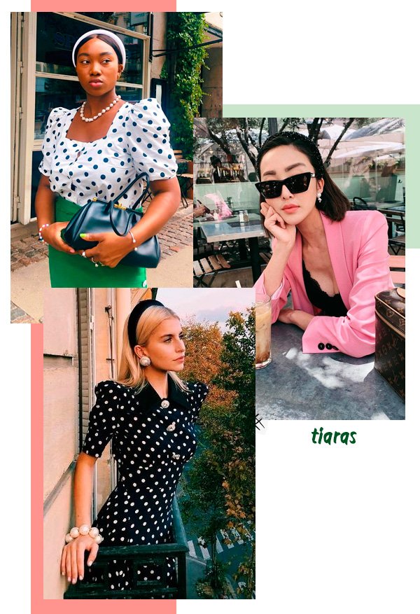 Nnenna Echem, Chriselle Lim, Caroline Daur - tiara - renascentista - verão - street-style