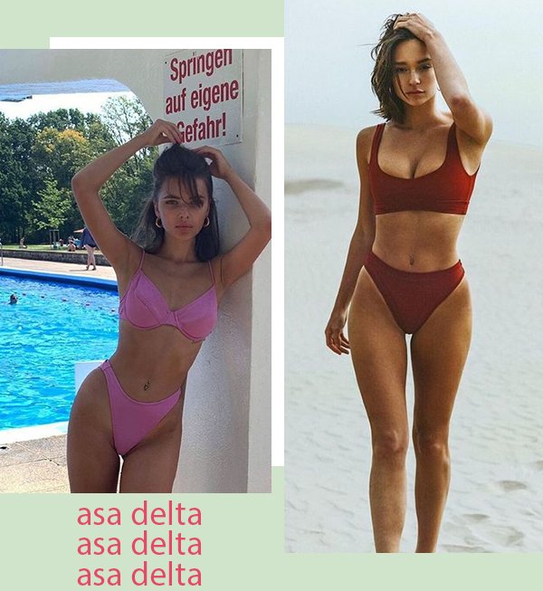 It girls - Beachwear - Asa delta - Verão - Street Style