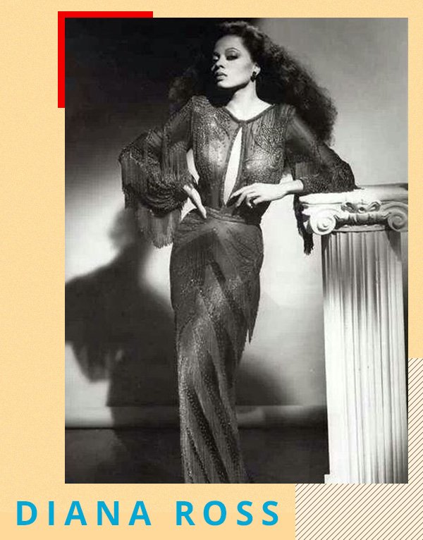 Diana Ross - vestido - 70s - verão - street-style