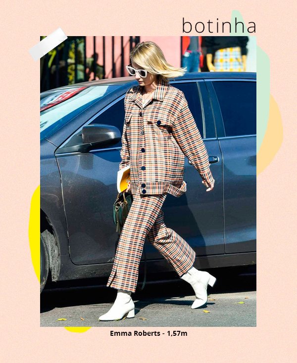 Emma Roberts - bota-branca - bota - verão - street-style